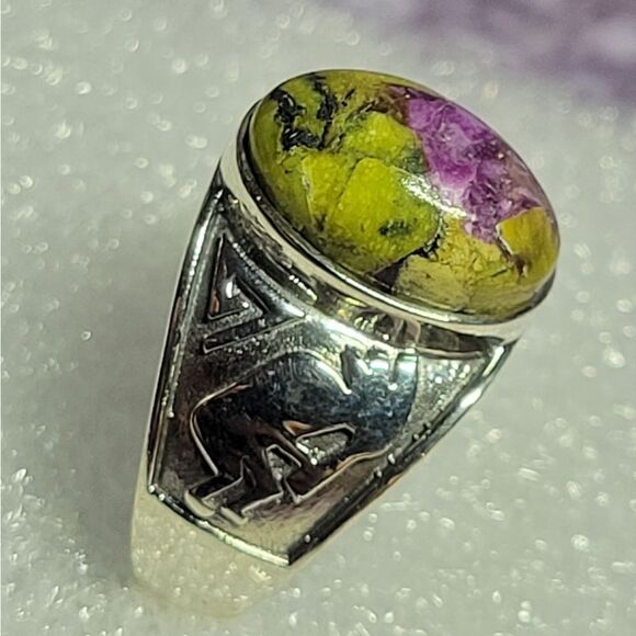 Tasmanian Stitchtite Sterling Silver Ring - Picture 5 of 10